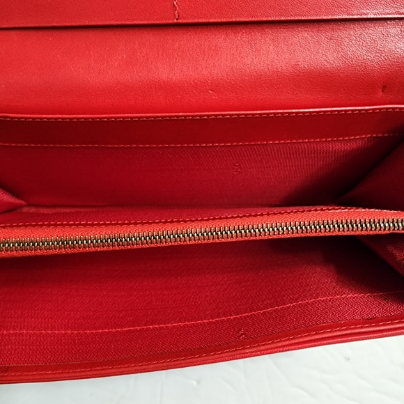 Authentic FENDI leopard pattern canvas leather bifold wallet - Picture 5 of 7